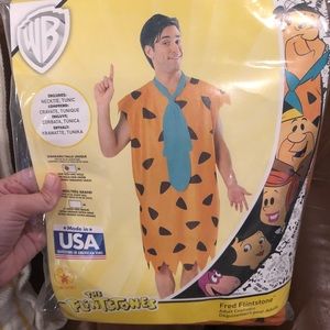 Men’s Fred Flinstone Costume, One Size